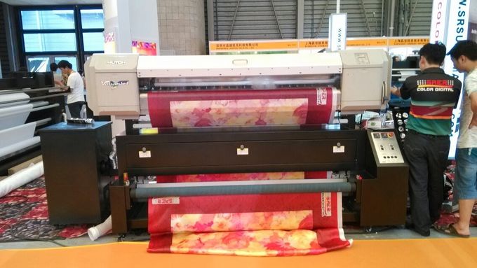 Υφαντικός ρόλος εκτυπωτών Inkjet εκτυπωτών εξάχνωσης Mutoh πολυεστέρα για να κυλήσει το διπλό χρώμα CMYK 3